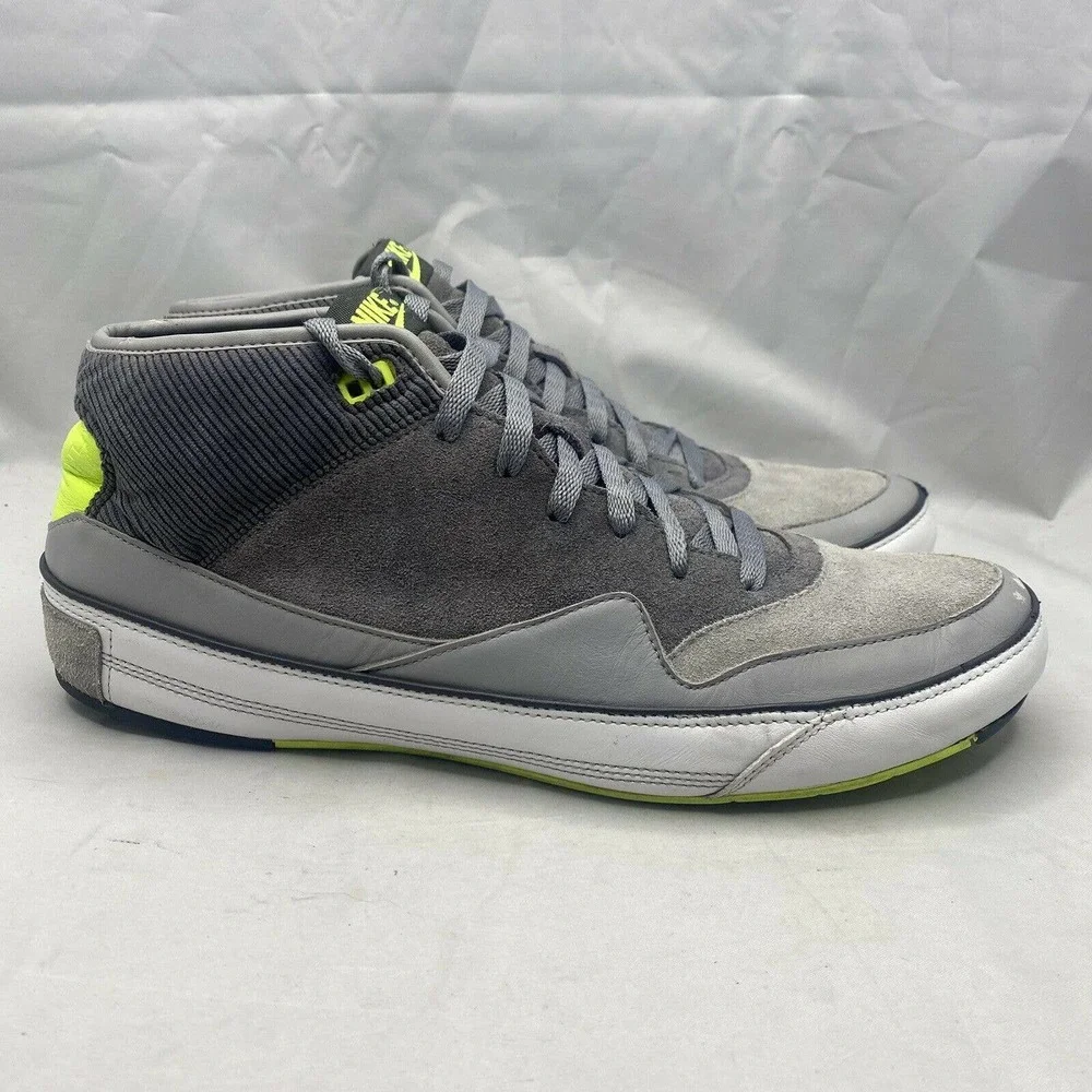 Nike Zoom Talache 1 Mid Sneakers Grey Volt Quickstrike 318212-001 Mens Sz 11 - Picture 2 of 9